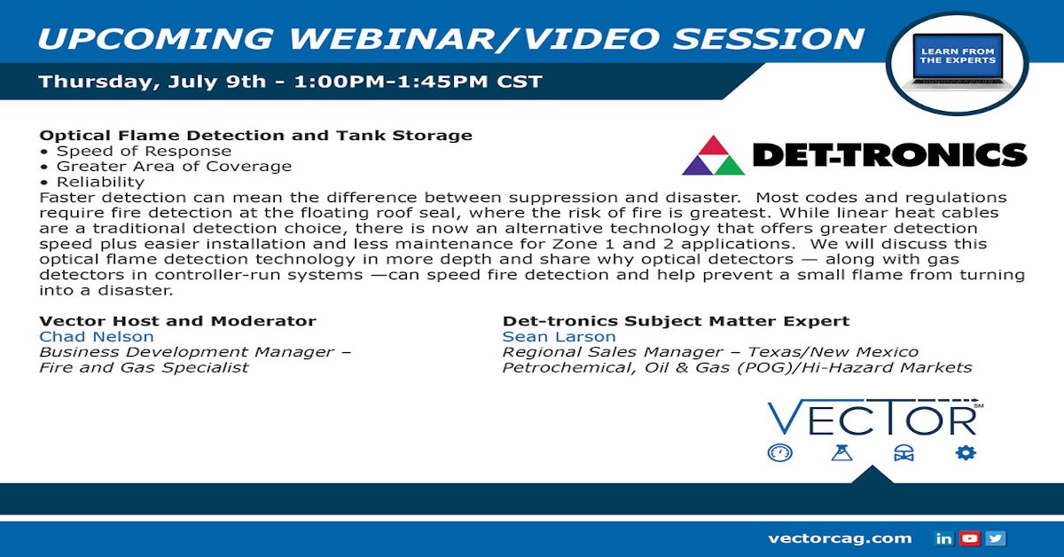 Webinar: Optical Flame Detection and Tank Storage