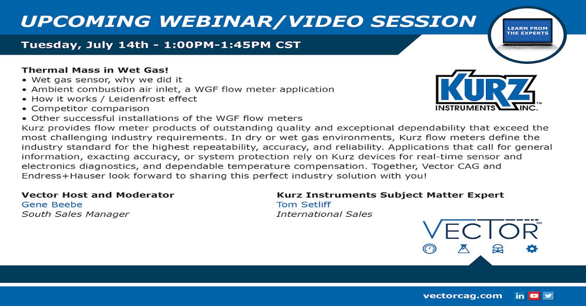 Webinar: Thermal Mass in Wet Gas