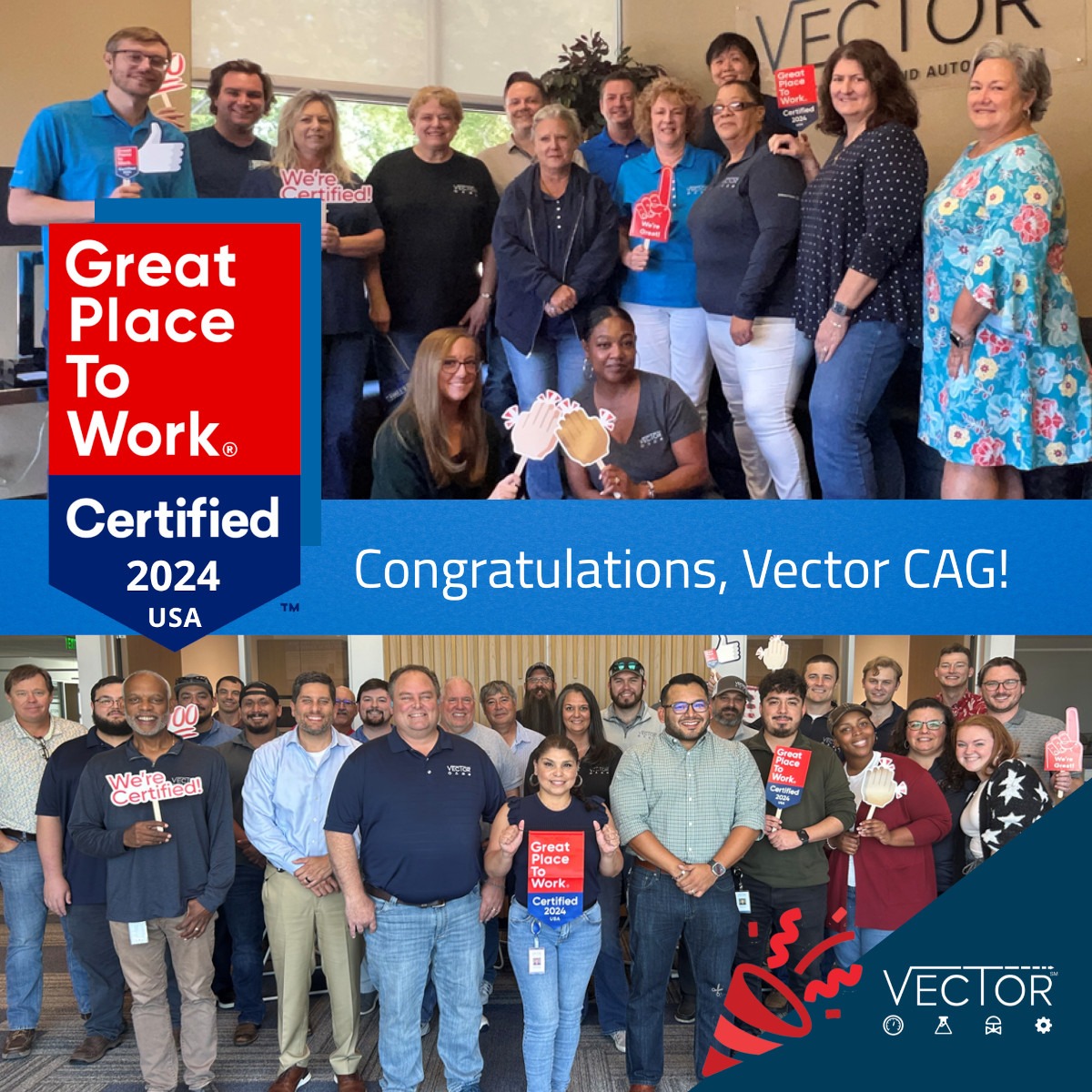 Great Place To Work 2024 - Vector CAG