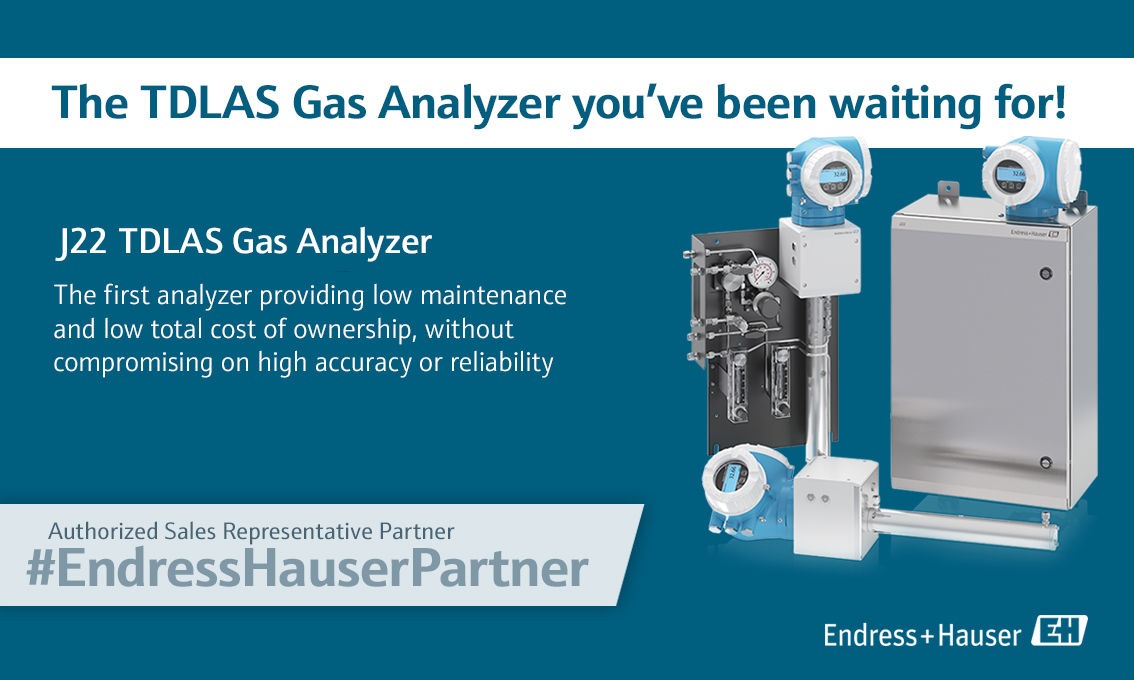 Endress+Hauser J22 TDLAS Gas Analyzer