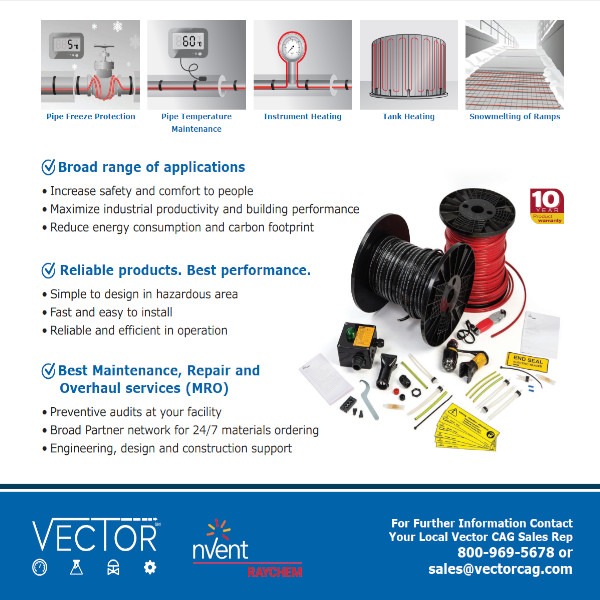 Vector CAG nVent Heat Tracing Flyer 2020