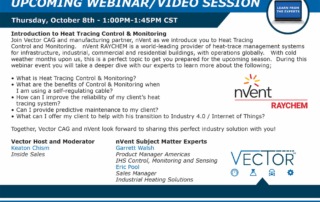 Vector CAG Webinar: Introduction to Heat Tracing Control and Monitoring
